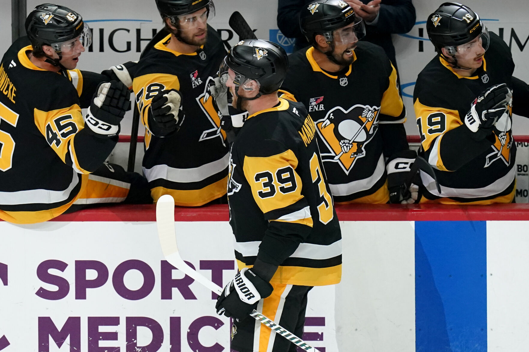 Blues Penguins Hockey